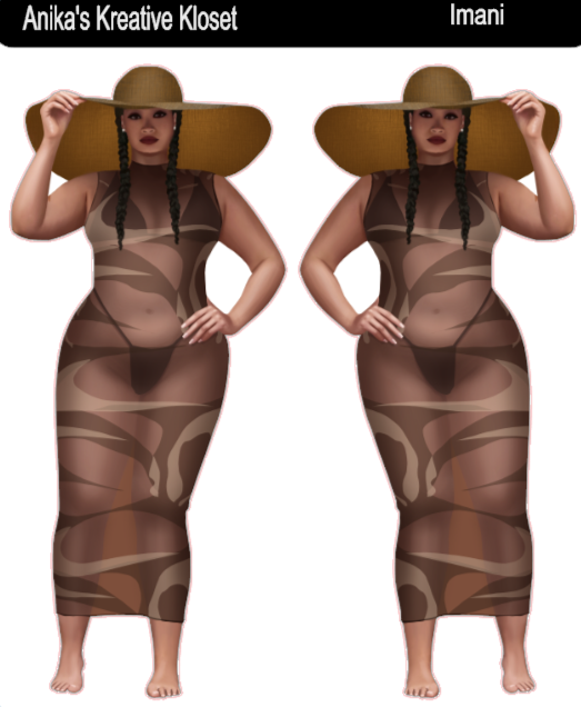 Imani Fashion Doll Stickers