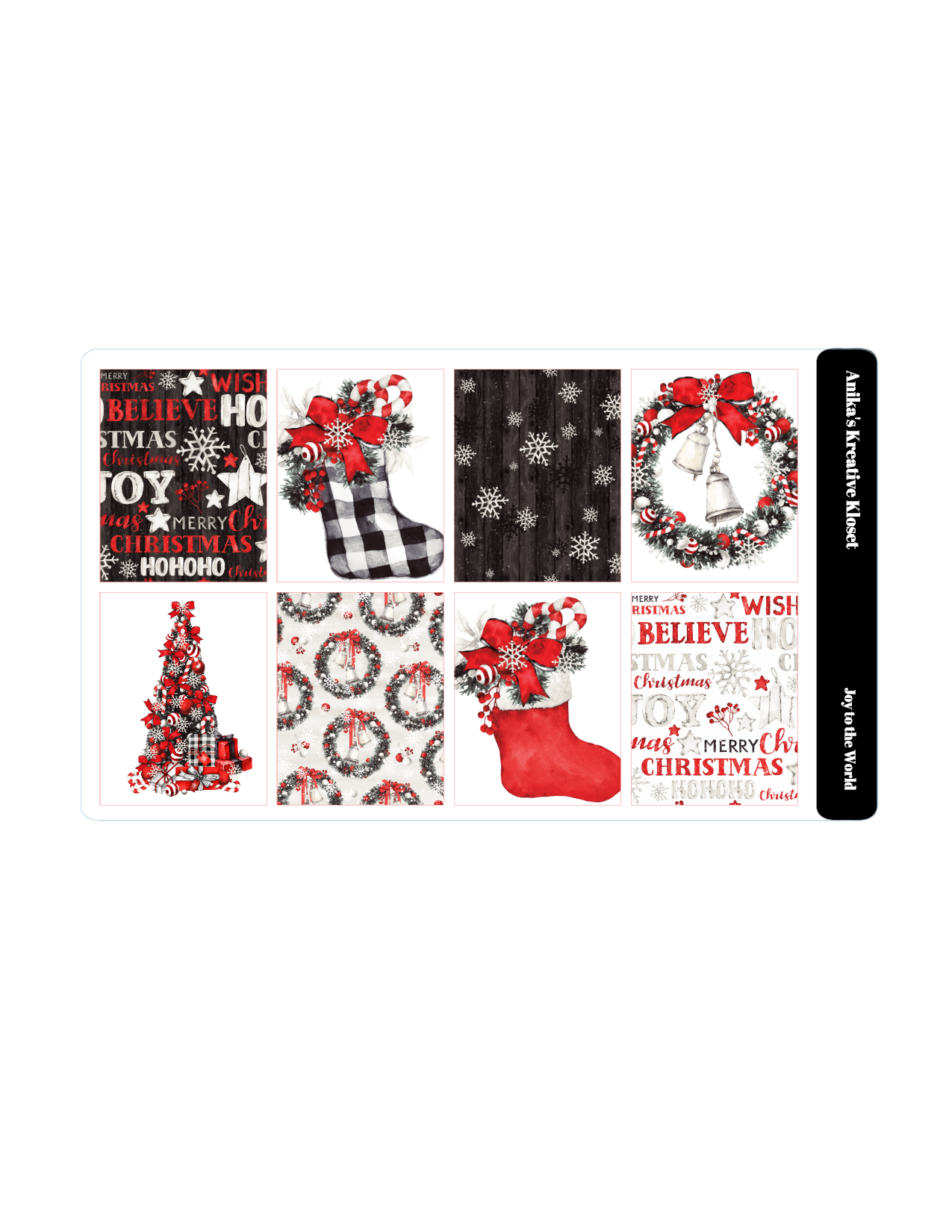 Joy to the World 4 page kit