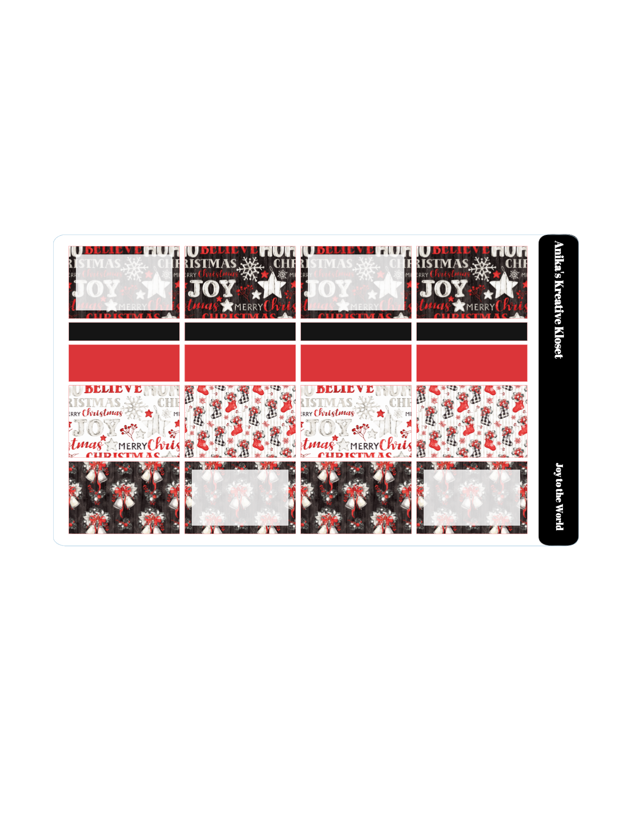 Joy to the World 4 page kit