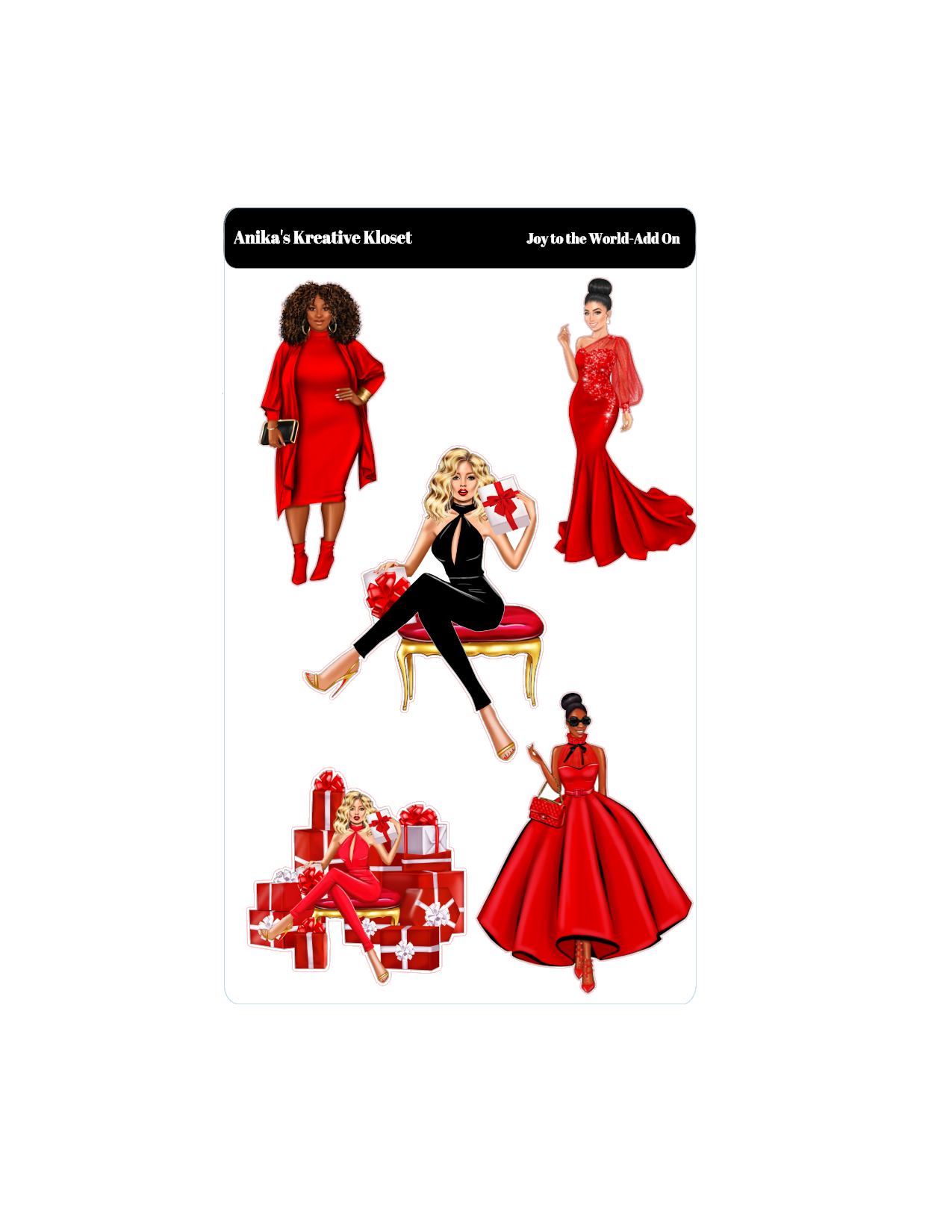 Joy to the World 4 page kit