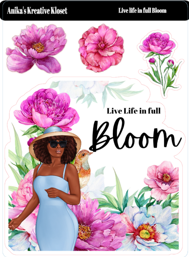 Live Life In Full Bloom Ceramic Mug – Blush and Bailey Boutique