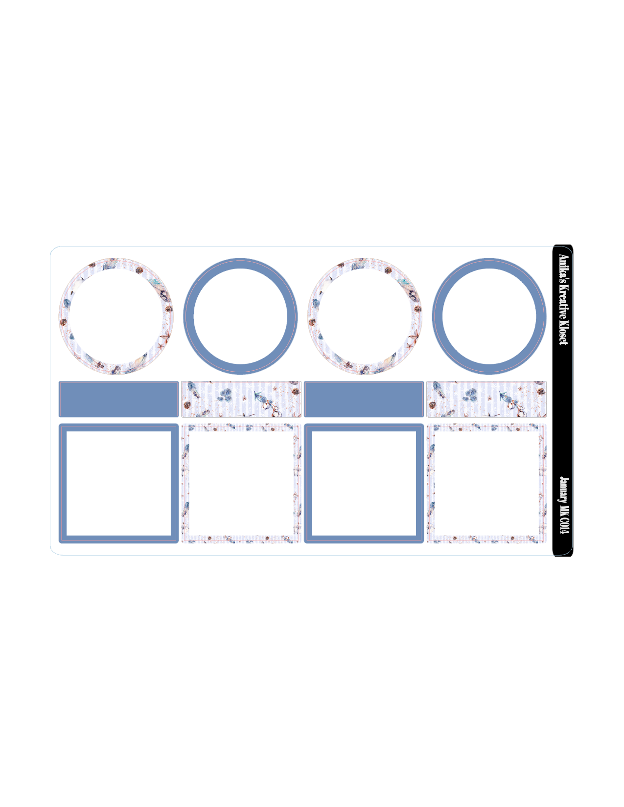 January Monthly Kit HP Classic- Sized MC-C015
