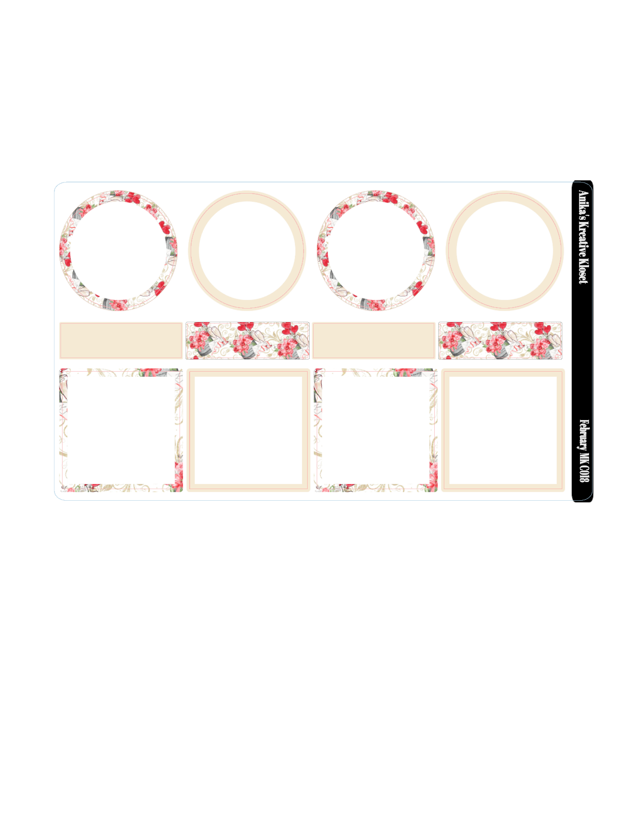 February Monthly Kit- HP Classic-Sized MK-C018