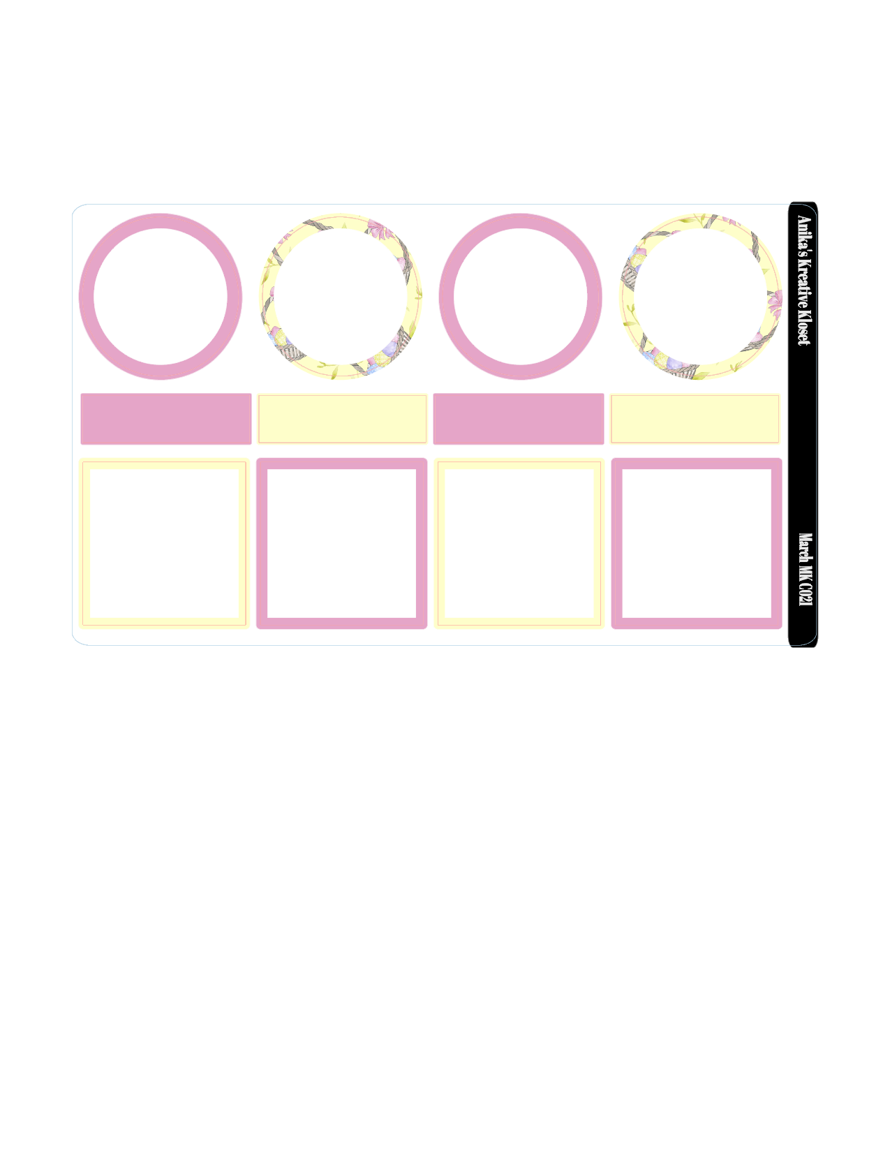 April Monthly Kit- HP Classic-Sized MK-C021