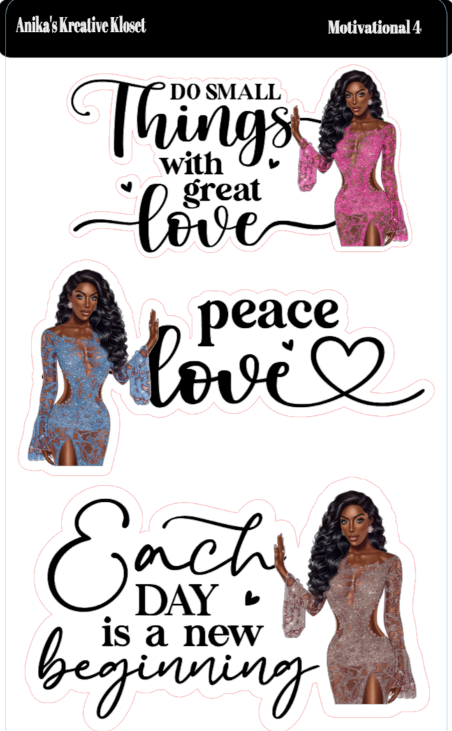 Motivational Stickers (1-6)