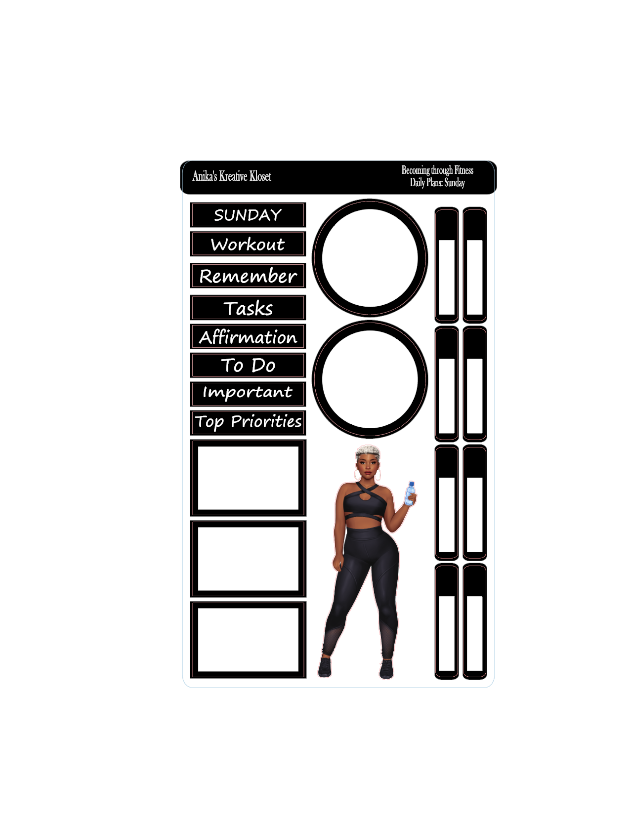 Daily Plans: Becoming who you are through Fitness