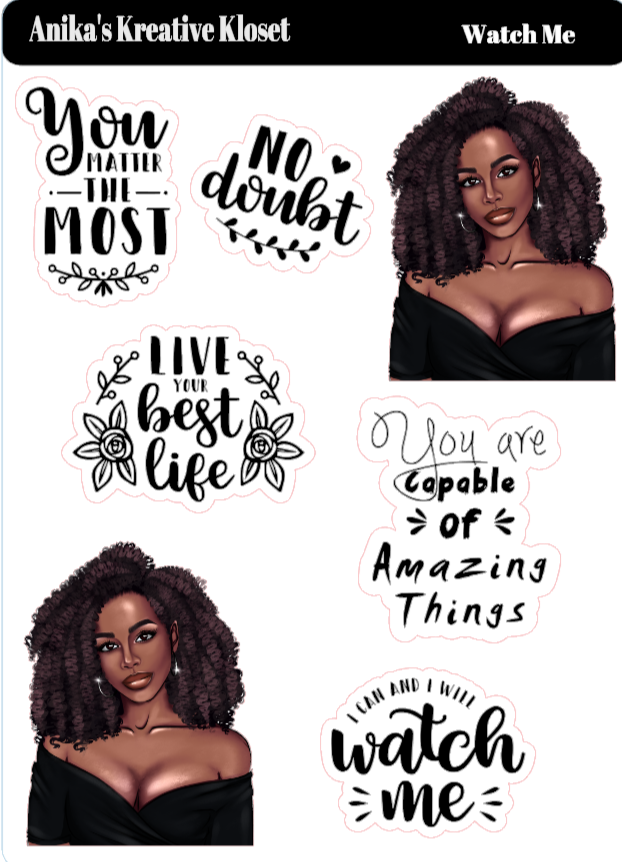 Affirmation Deco Sticker Sheet (3)