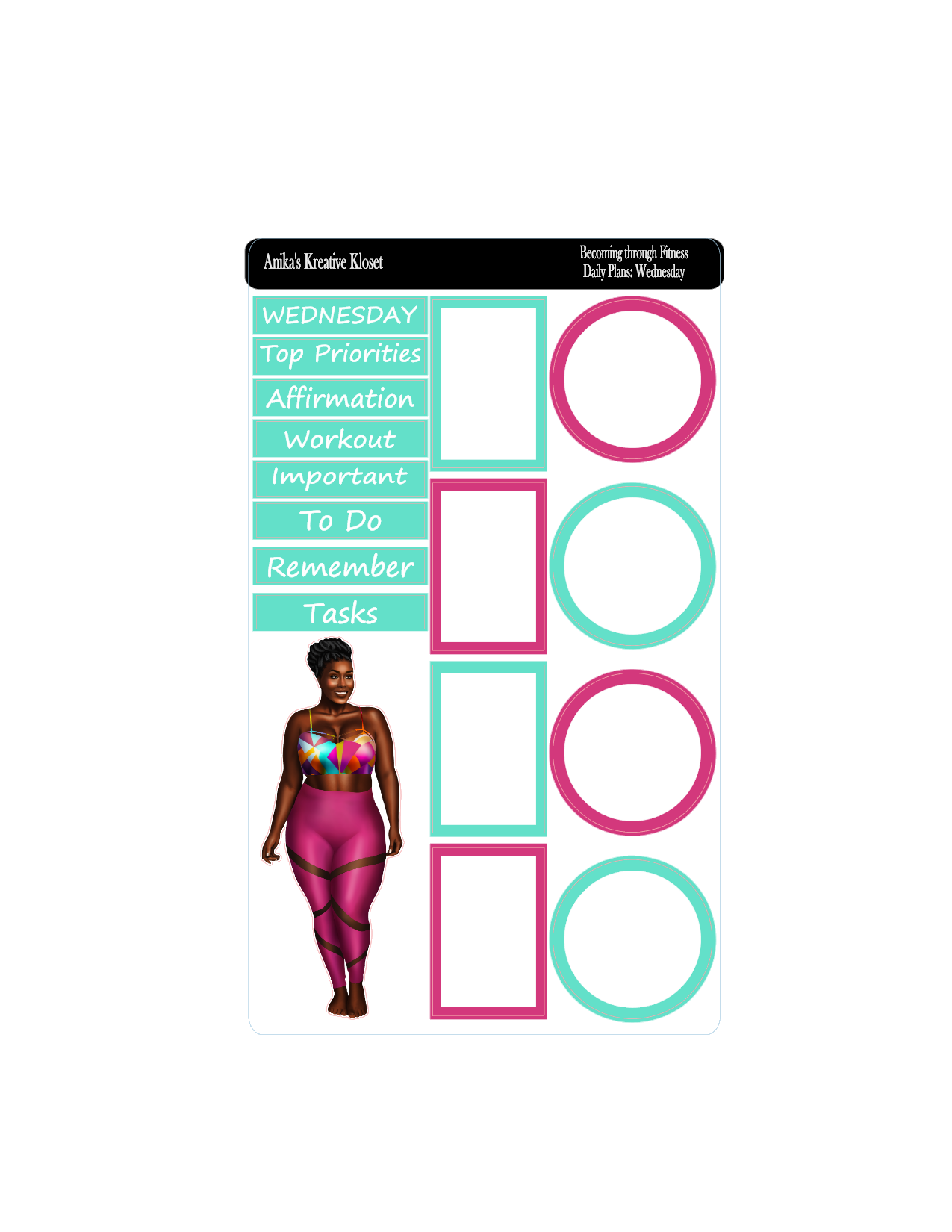Daily Plans: Becoming who you are through Fitness