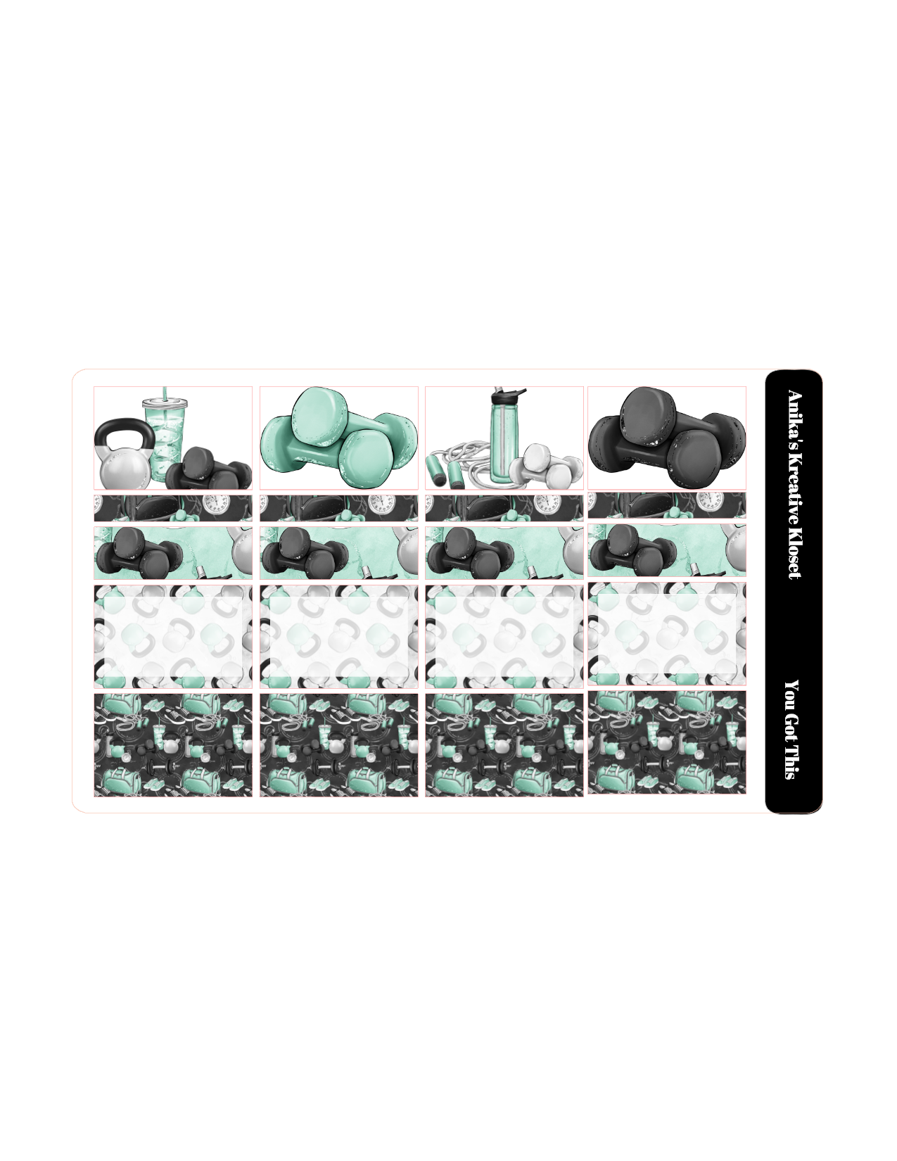 You Got This 4- Page Sticker Kit