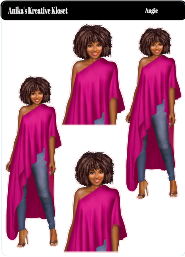 Angie in Pink