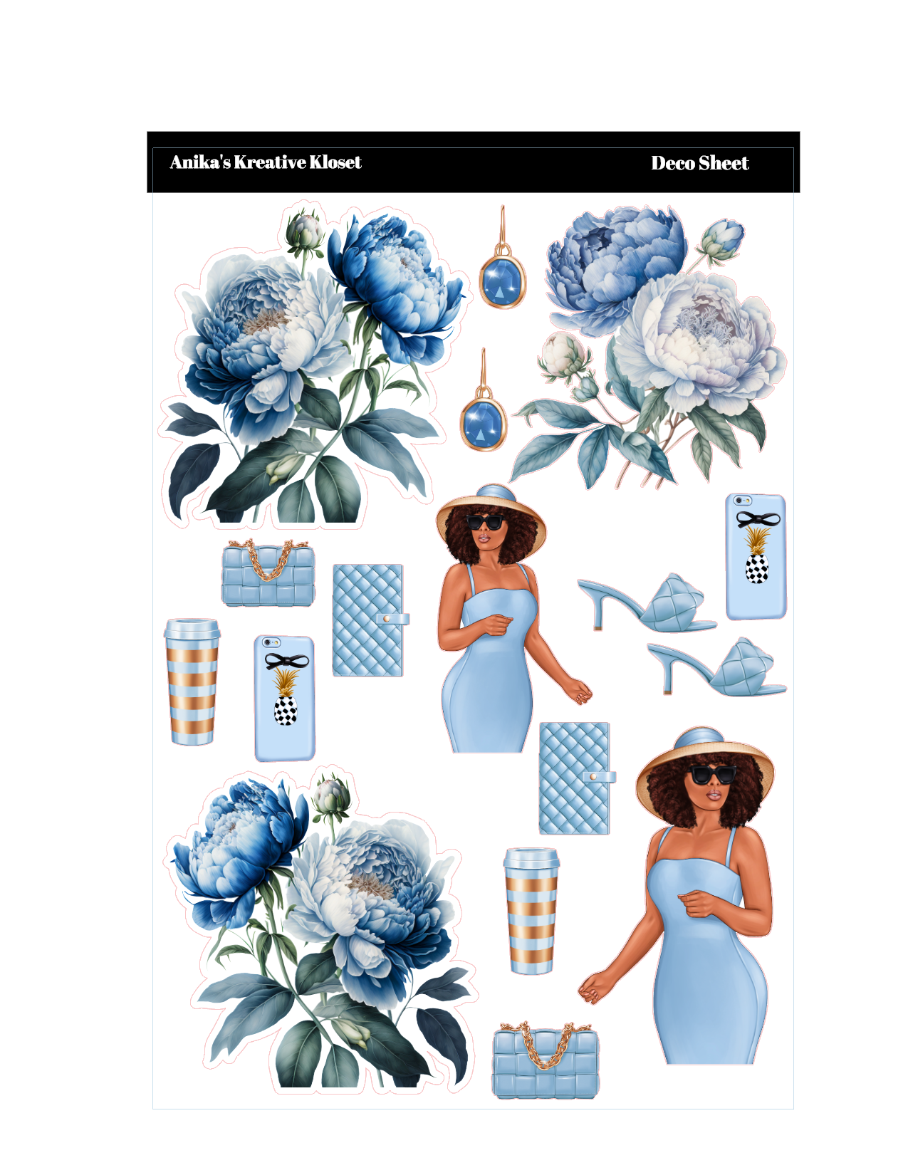 Shades of Blue Deco Bundle