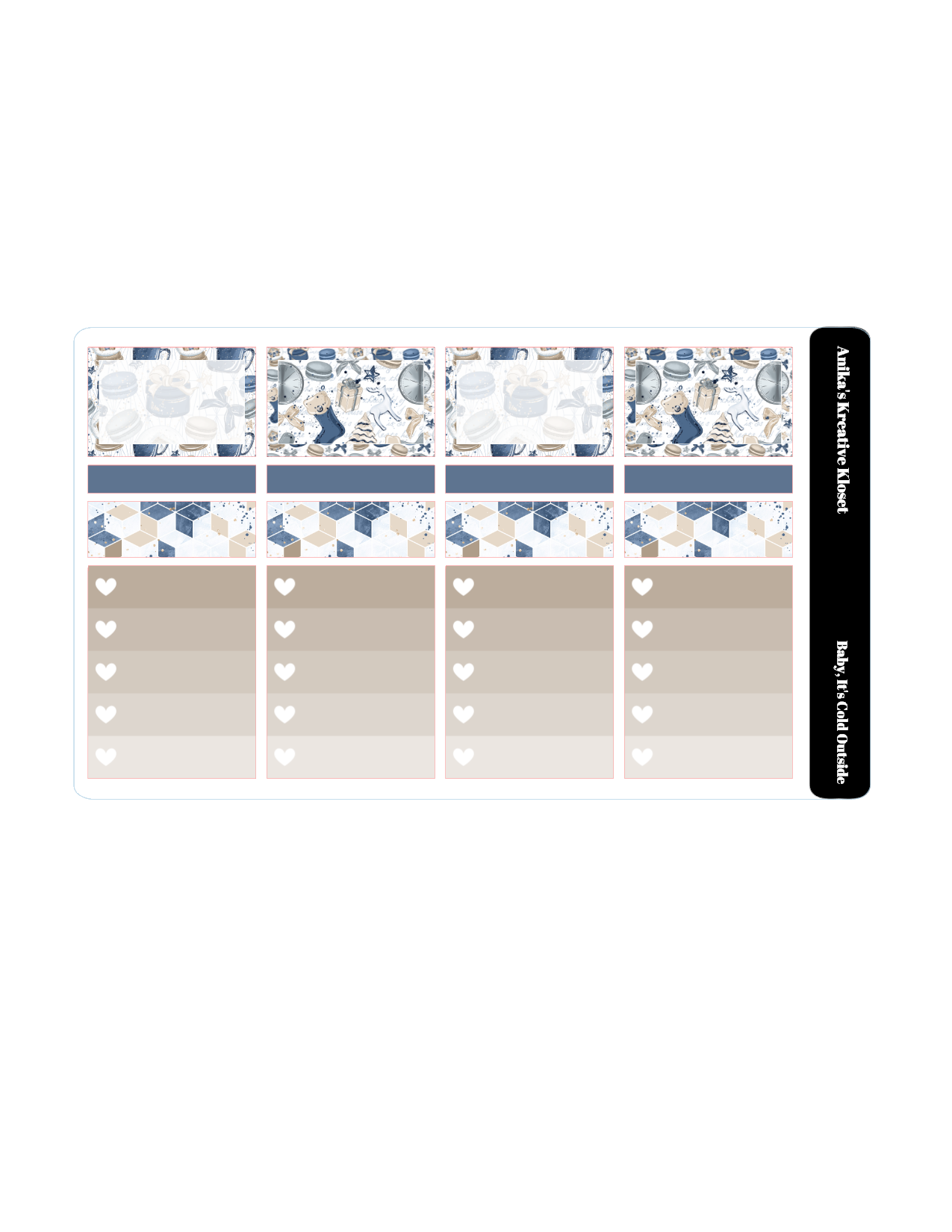 Baby, It's Cold Outside Sticker Kit