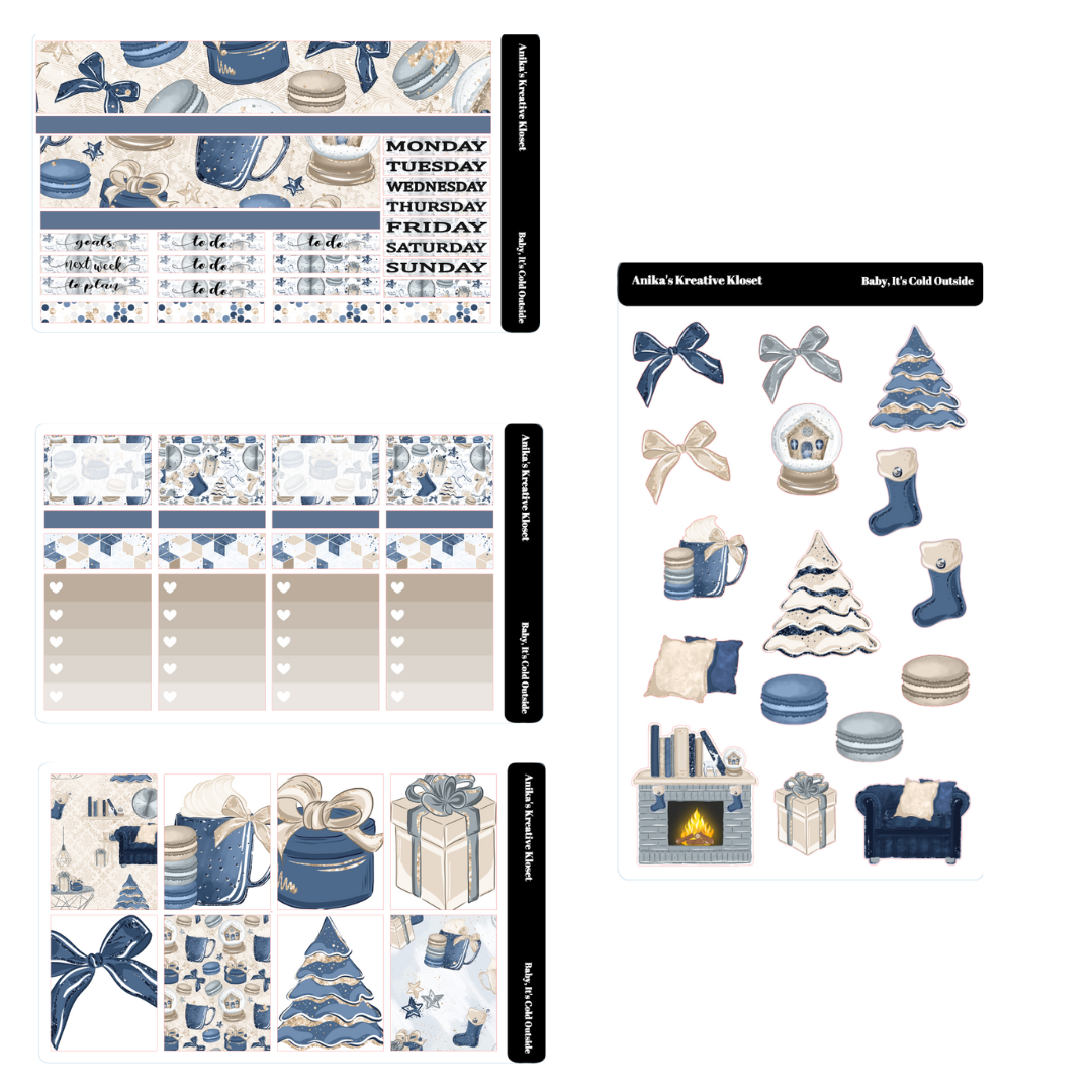 Baby, It's Cold Outside Sticker Kit