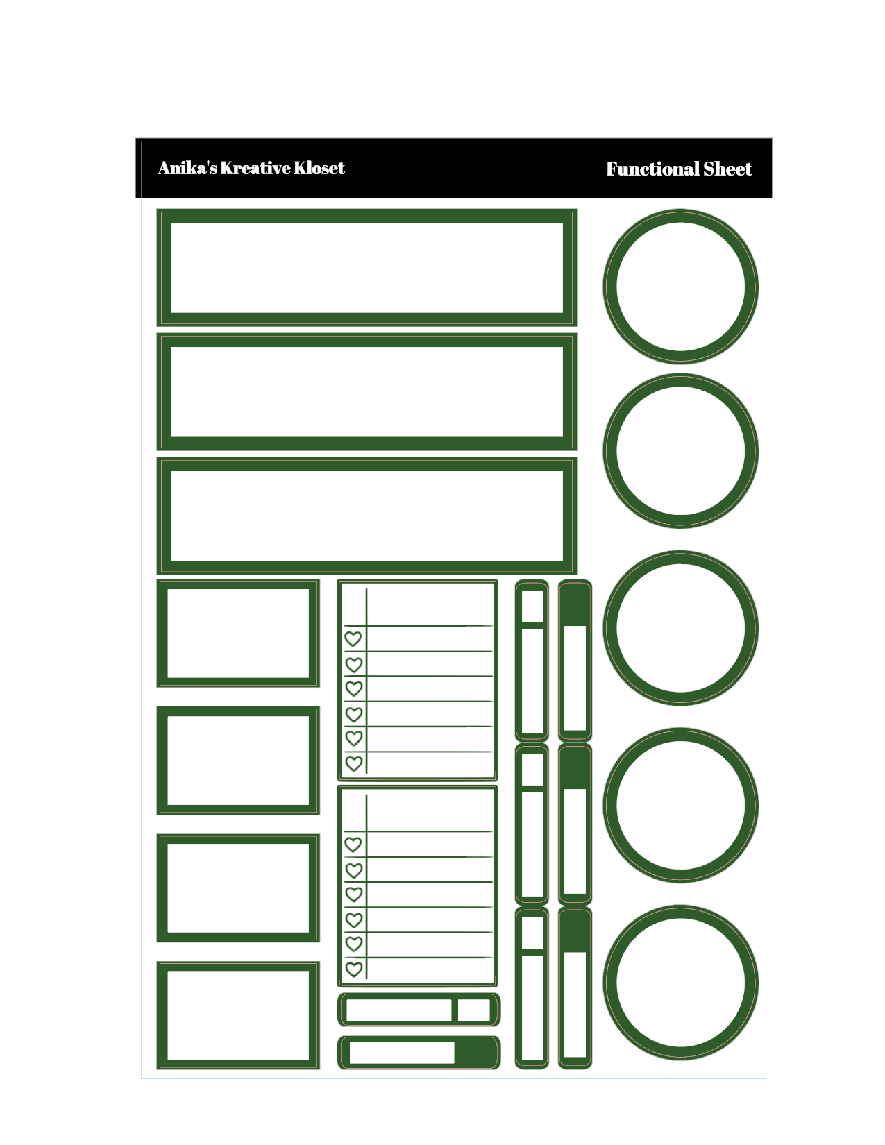 Shades of Green Deco Bundle