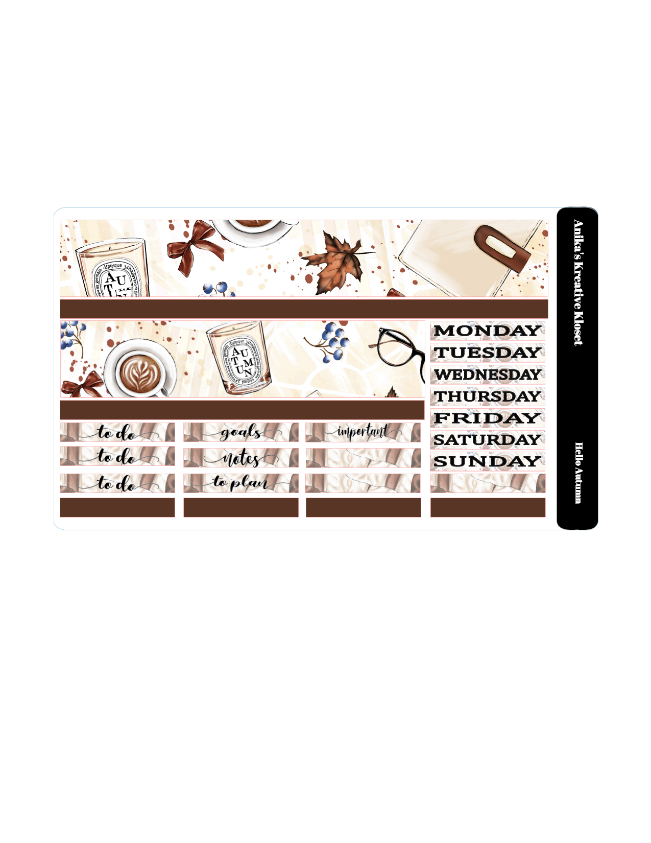 Hello Autumn Sticker Kit