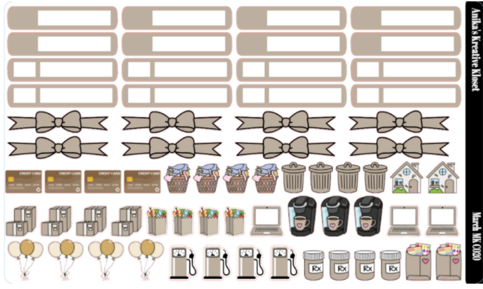 March Monthly Kit- HP Classic-Sized MK-C020