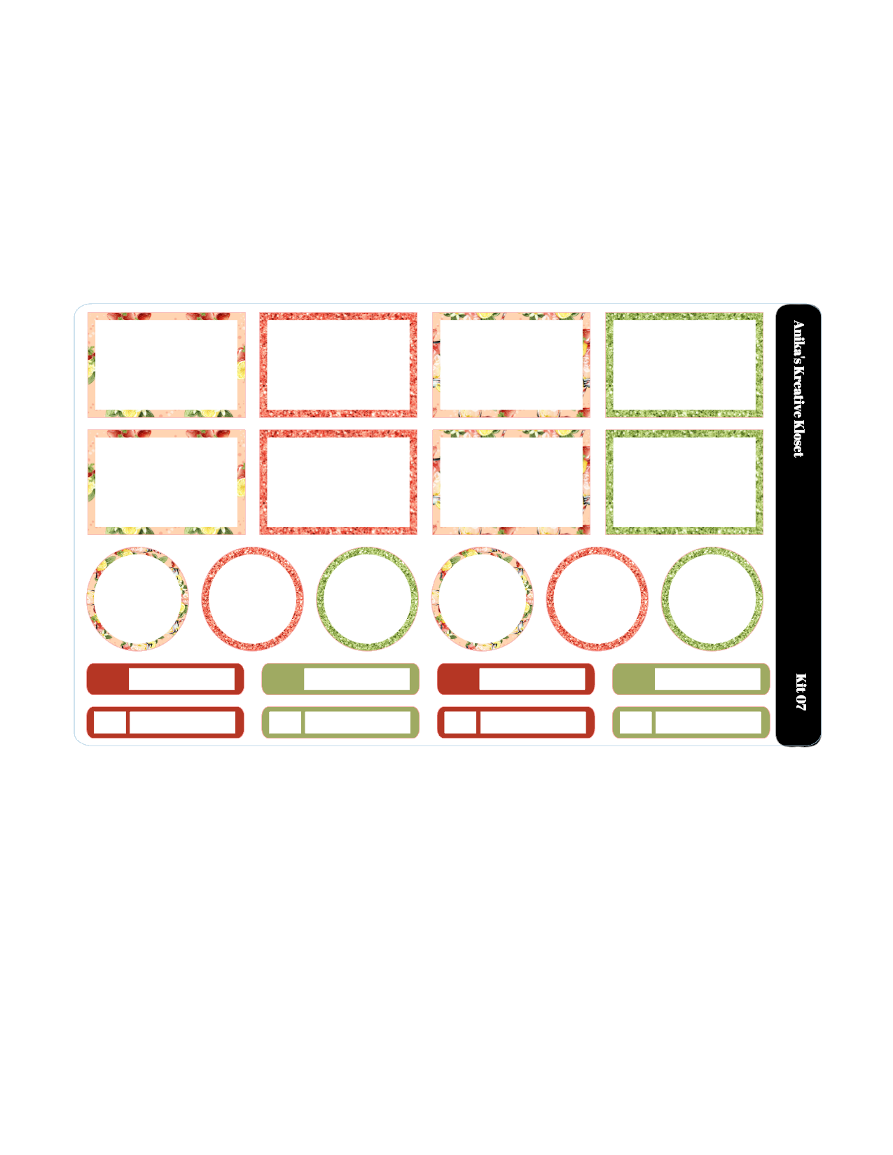 Weekly Sticker Kit 7