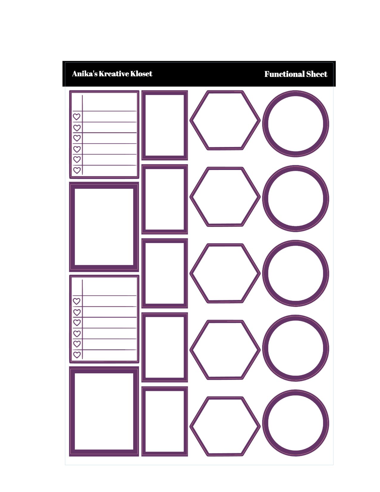 Shades of Purple Deco Bundle