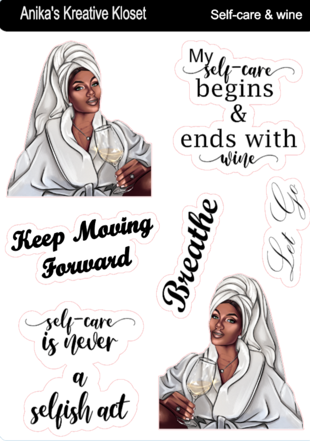 Affirmation Deco Stickers Premium