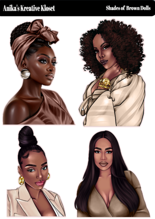 Shades of Brown Dolls