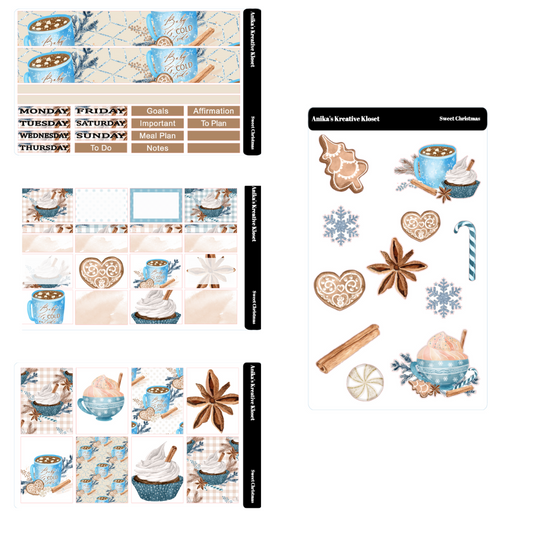 Sweet Christmas 4 page kit