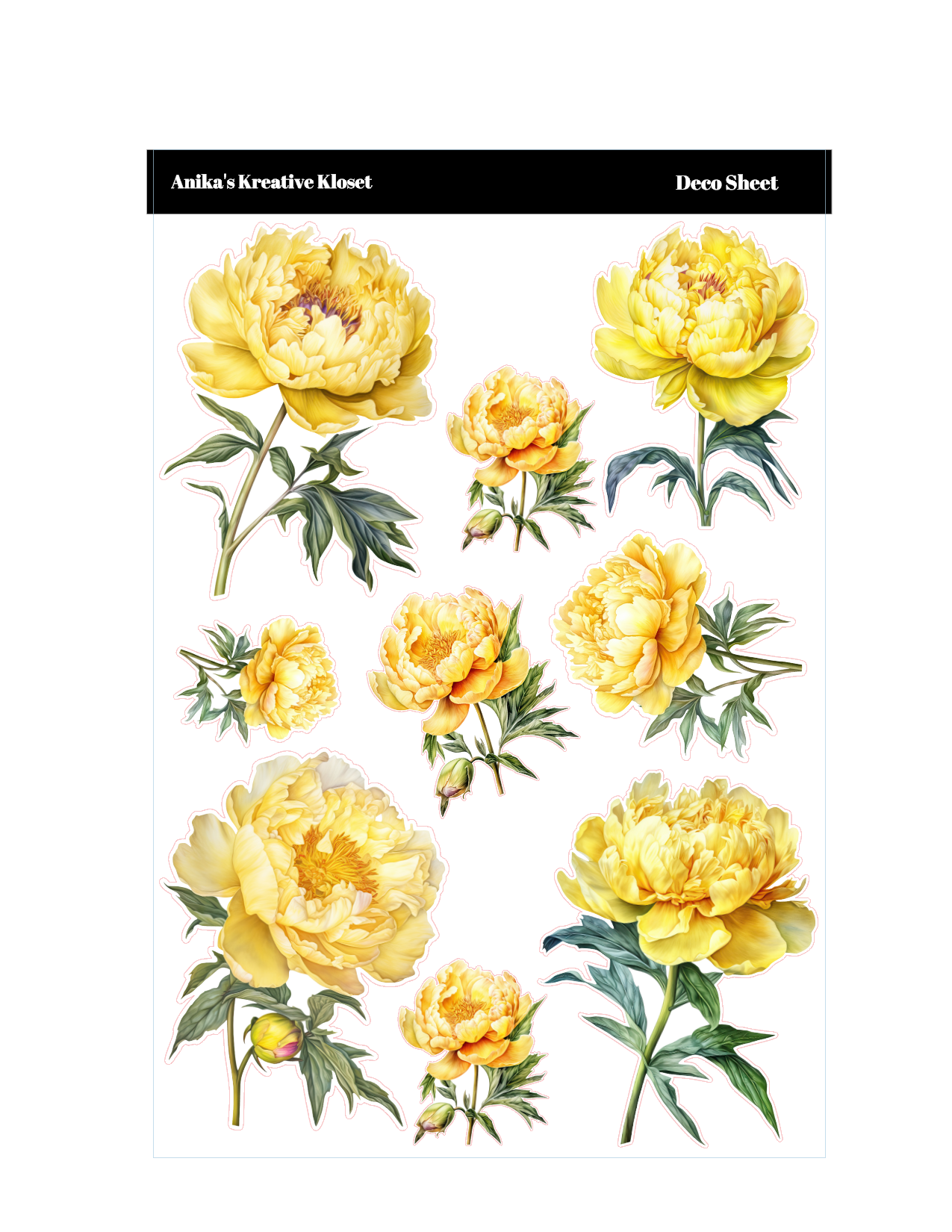 Shades of Yellow Deco Bundle