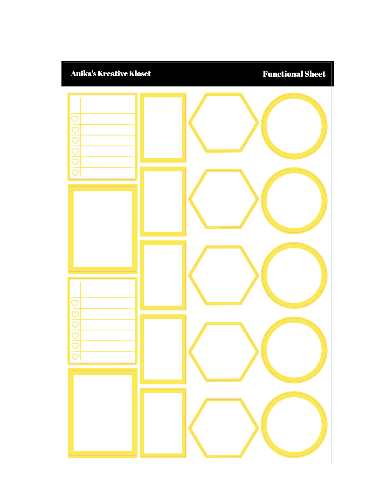 Shades of Yellow Deco Bundle