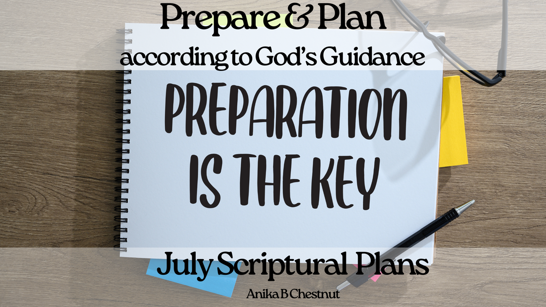 Prepare & Plan according to God's Guidance