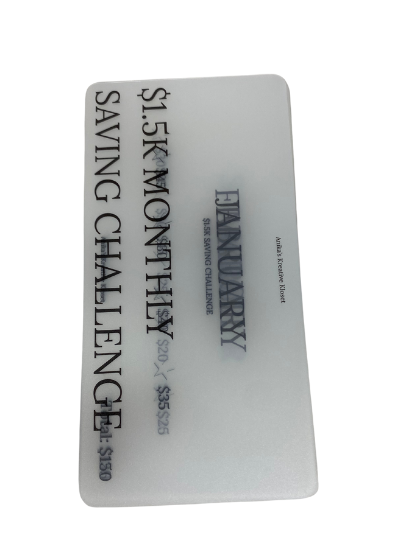 $1.5K Monthly Saving Challenge