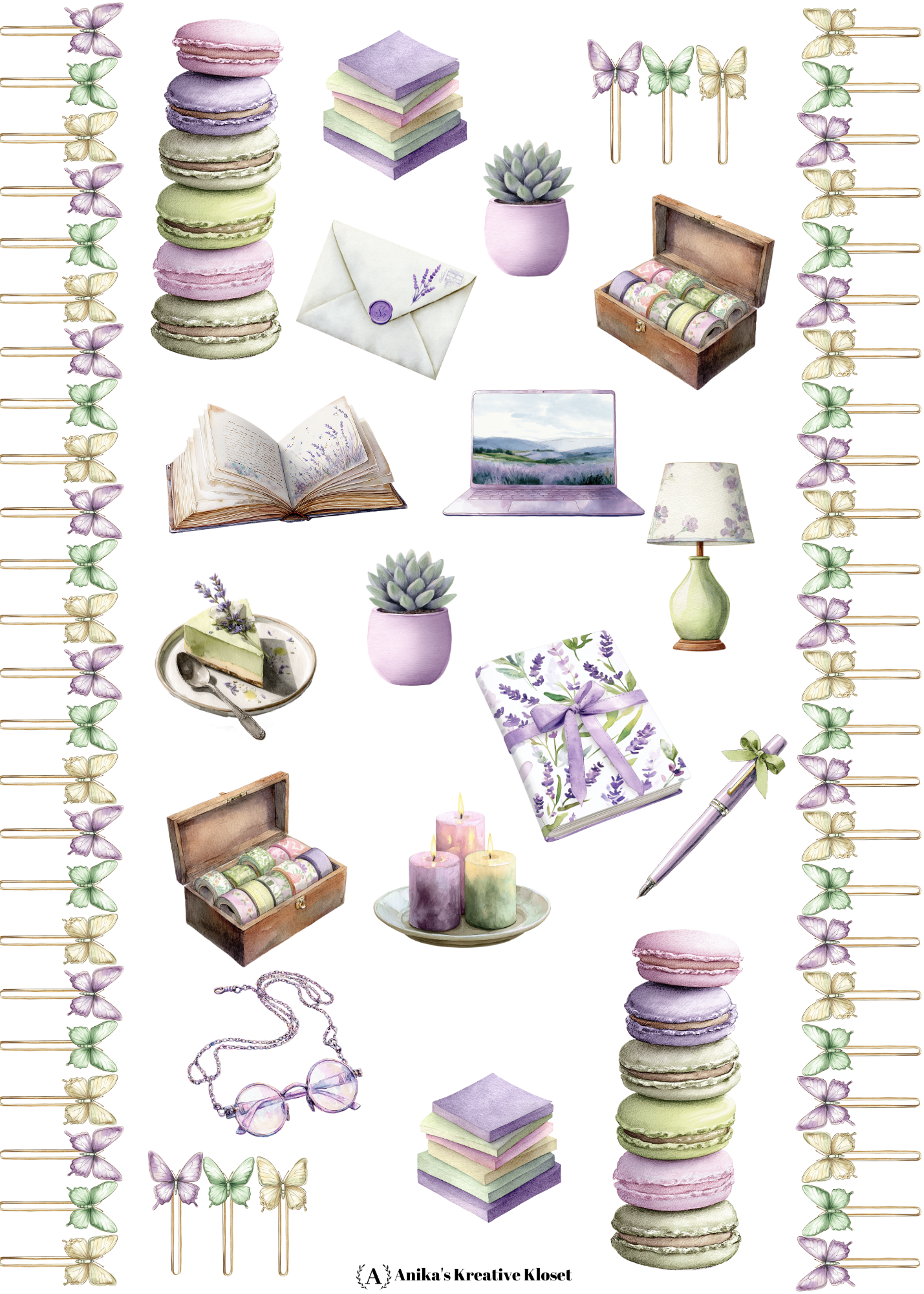 June Monthly Sticker Kit