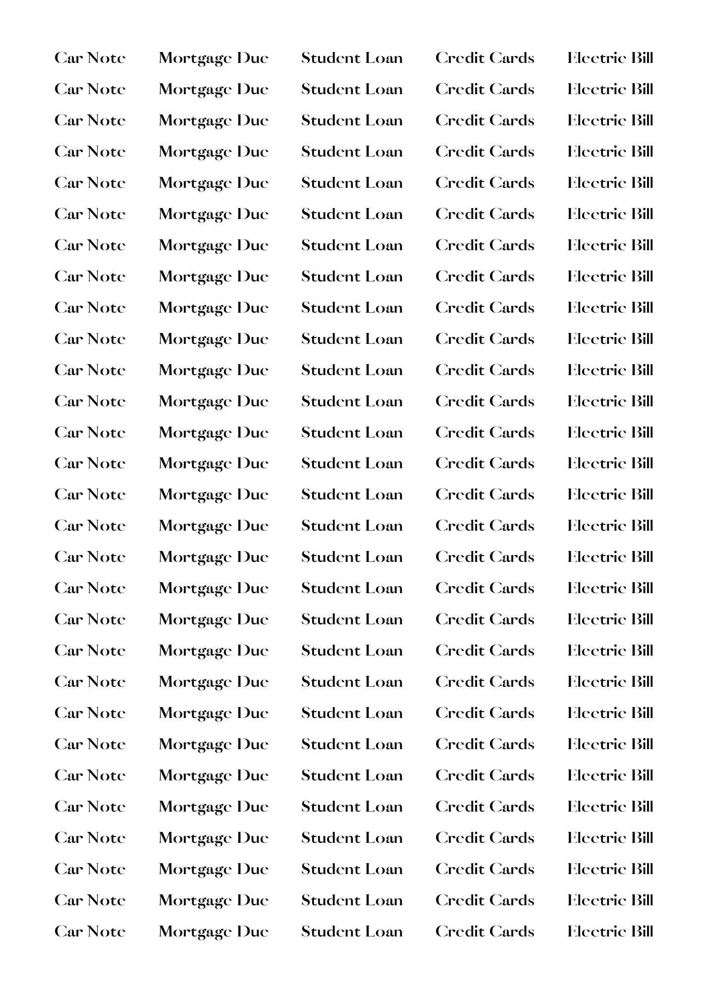 Script Sticker Vol. I