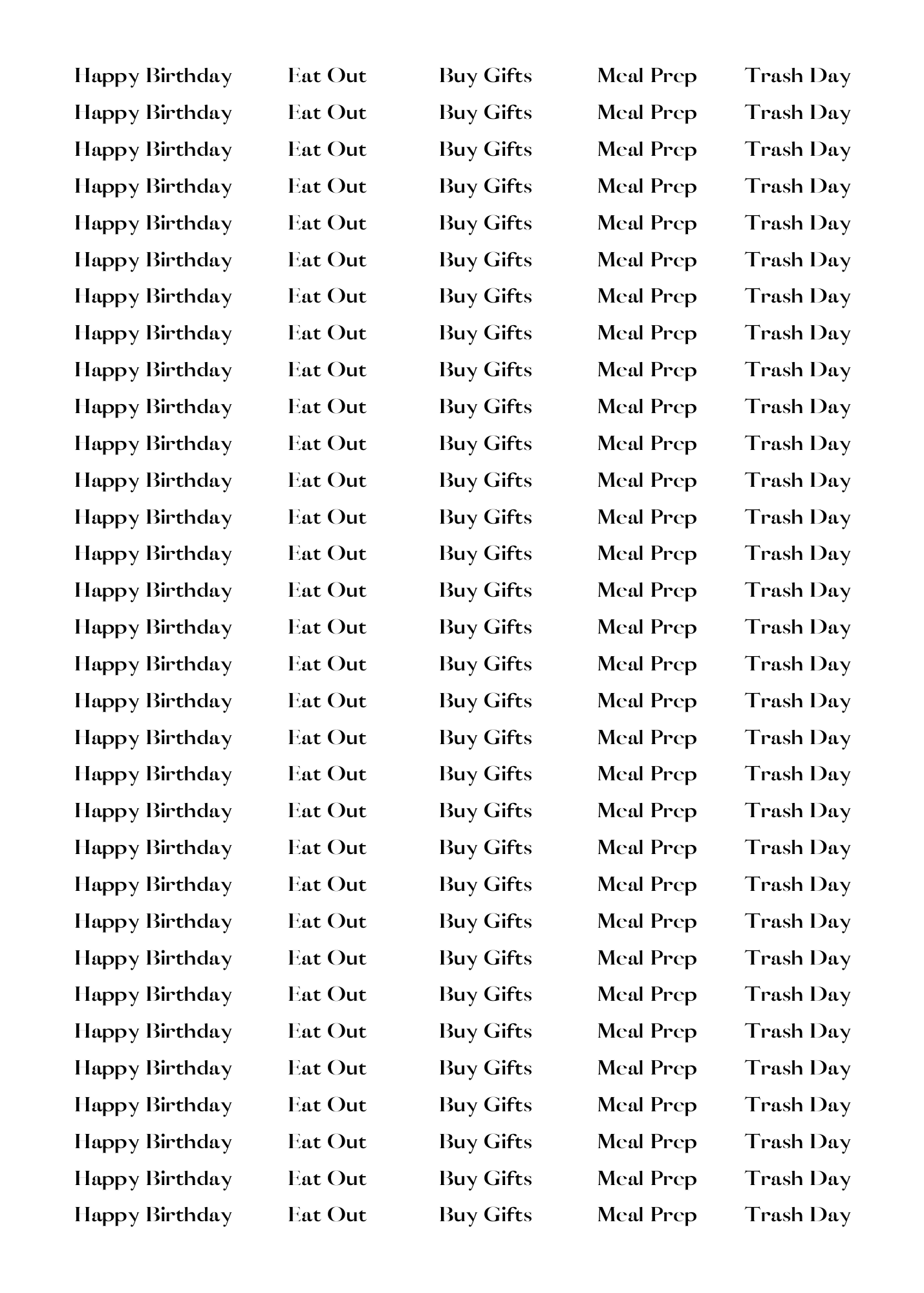 Script Sticker Vol. I