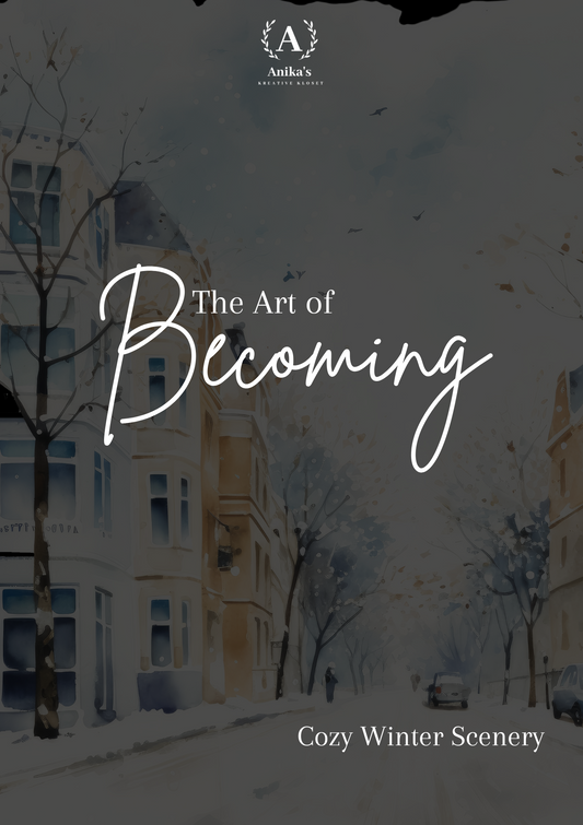 The Art of Becoming: Cozy Winter Scenery Sticker Book