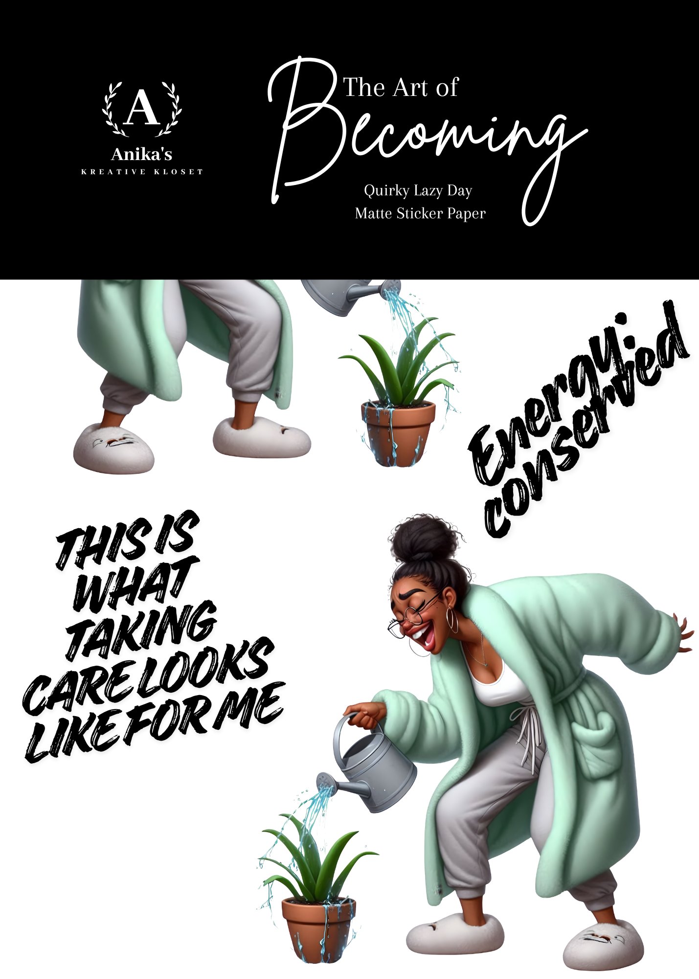 Quirky Lazy Day Sticker Book