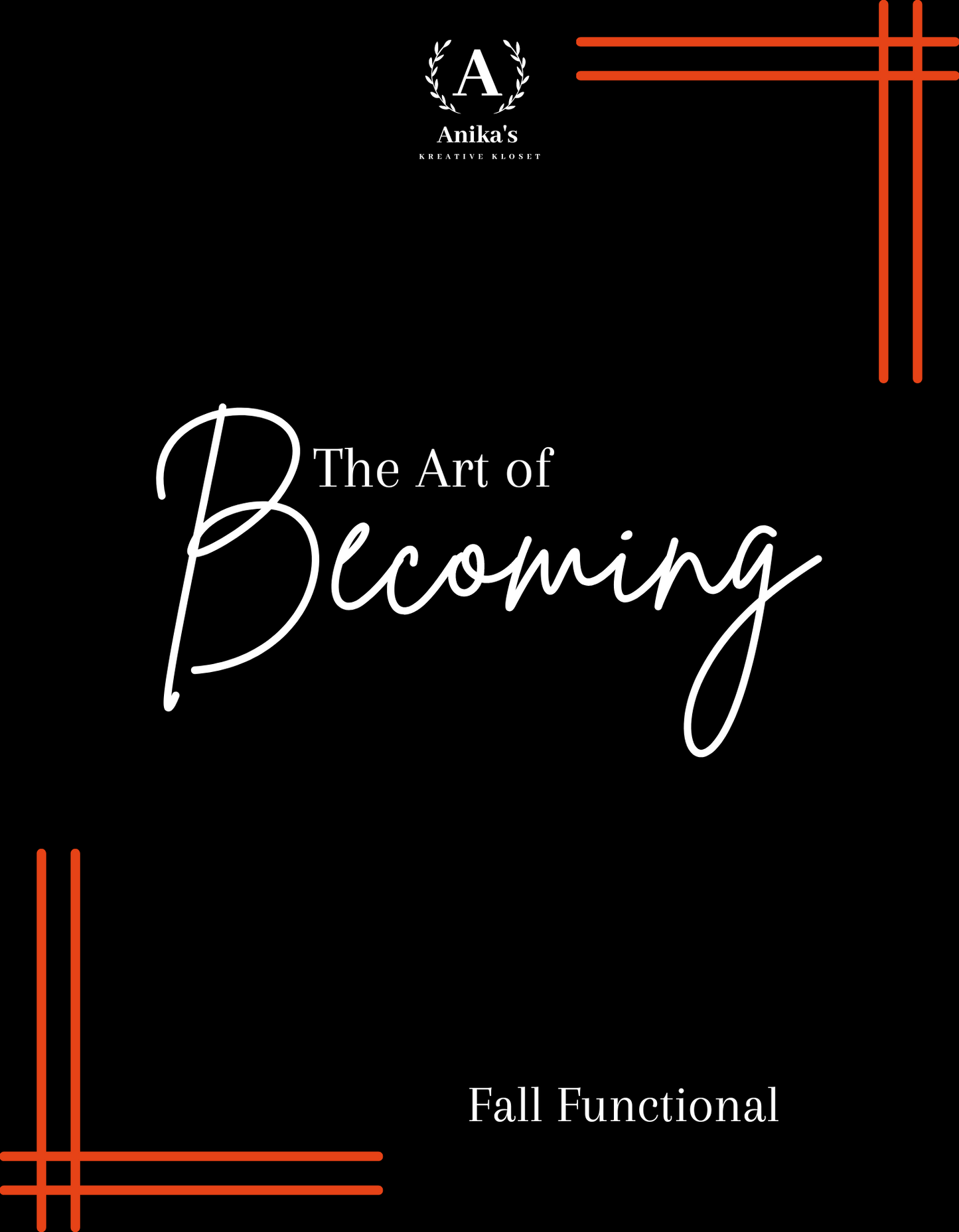 The Art of Becoming: Fall Functional Sticker Book