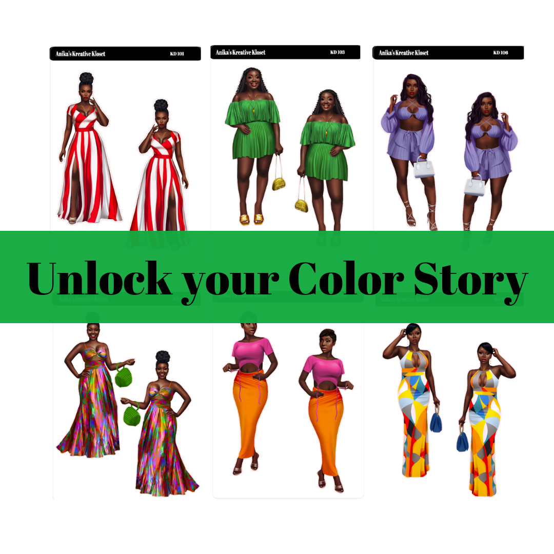 Unlock Your Color Story Dolls: Brown Skin Tone