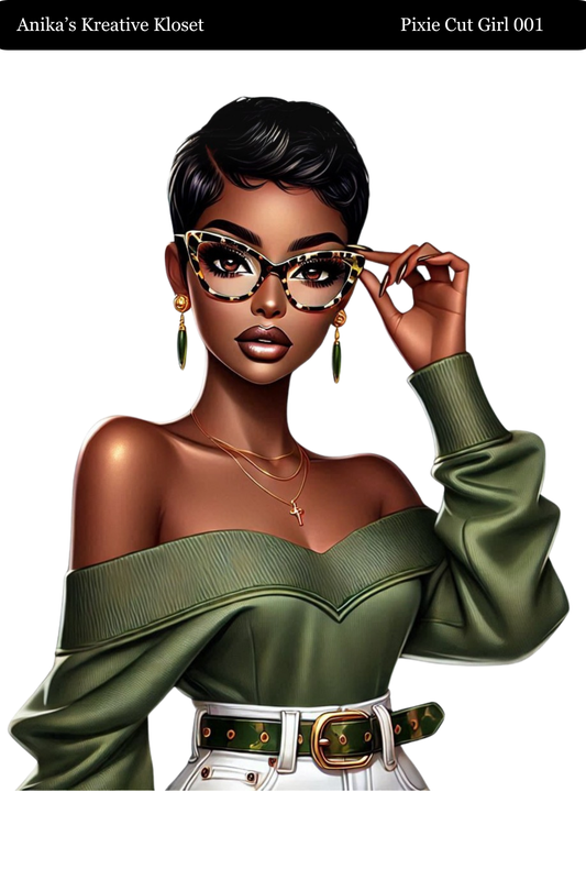 Pixie Cut Girl 001-012