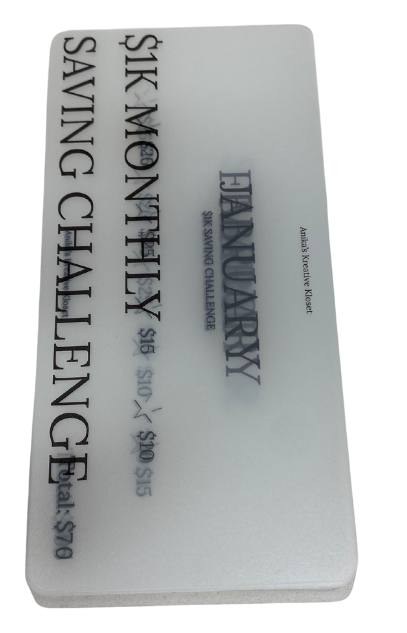 $1K Monthly Saving Challenge