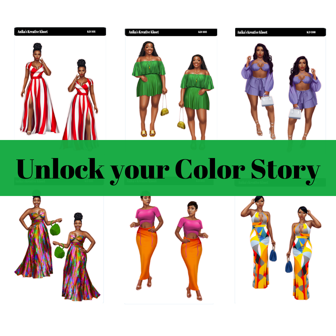 Unlock Your Color Story Dolls Light Brown Skin Tone