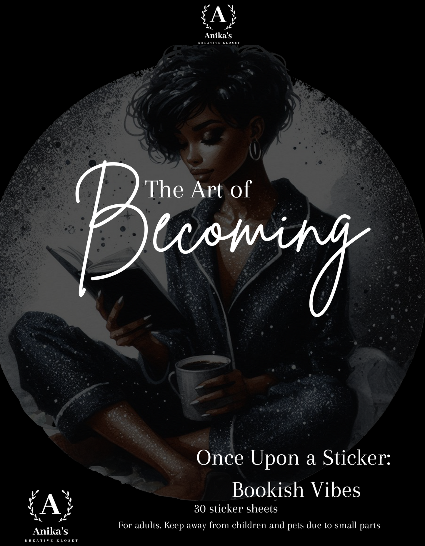 The Art of Becoming: Once Upon a Sticker: Bookish Vibes