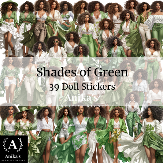 Shades of Green: Dolls Transparent