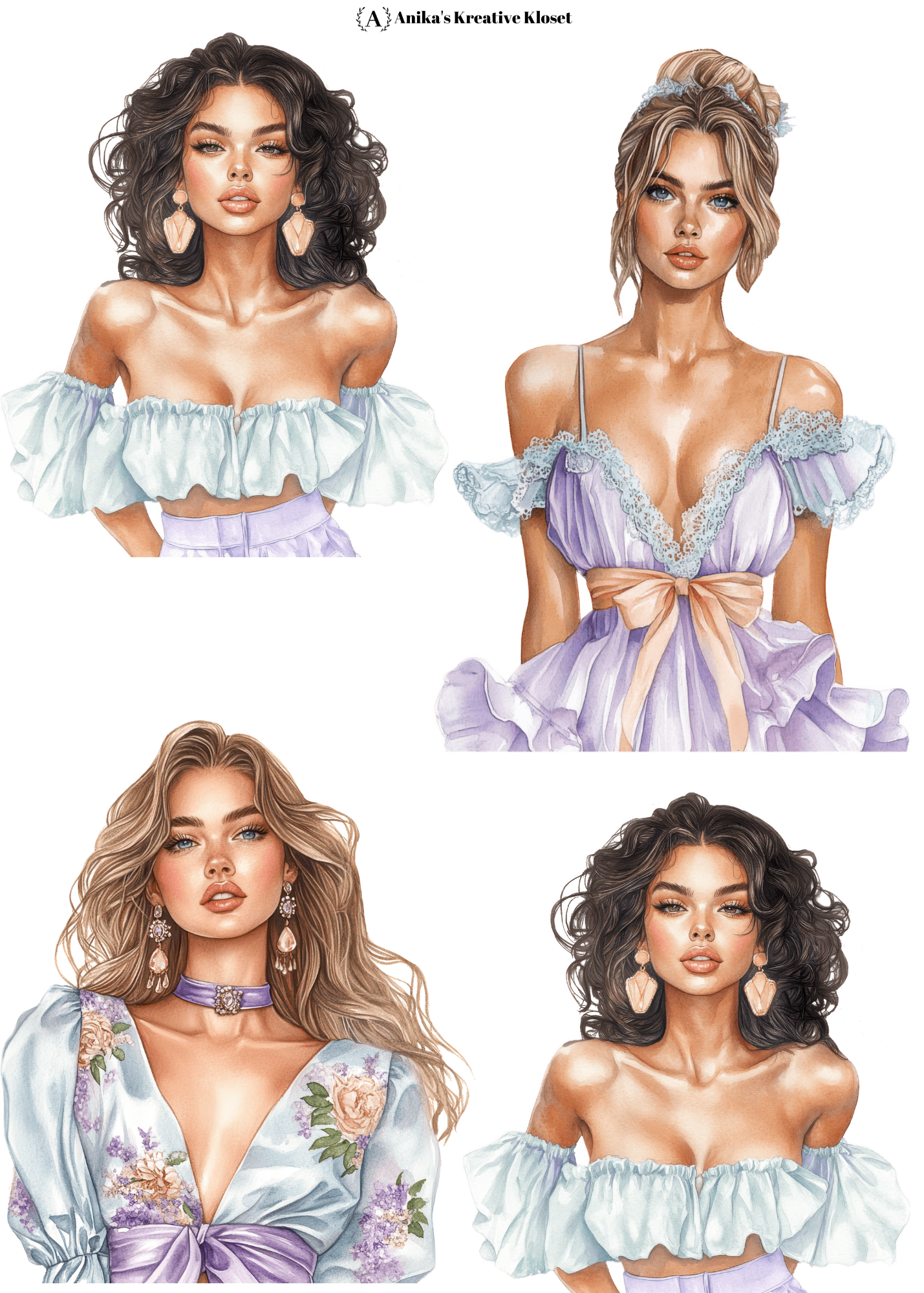 August Monthly Dolls Add-on 3 & 4