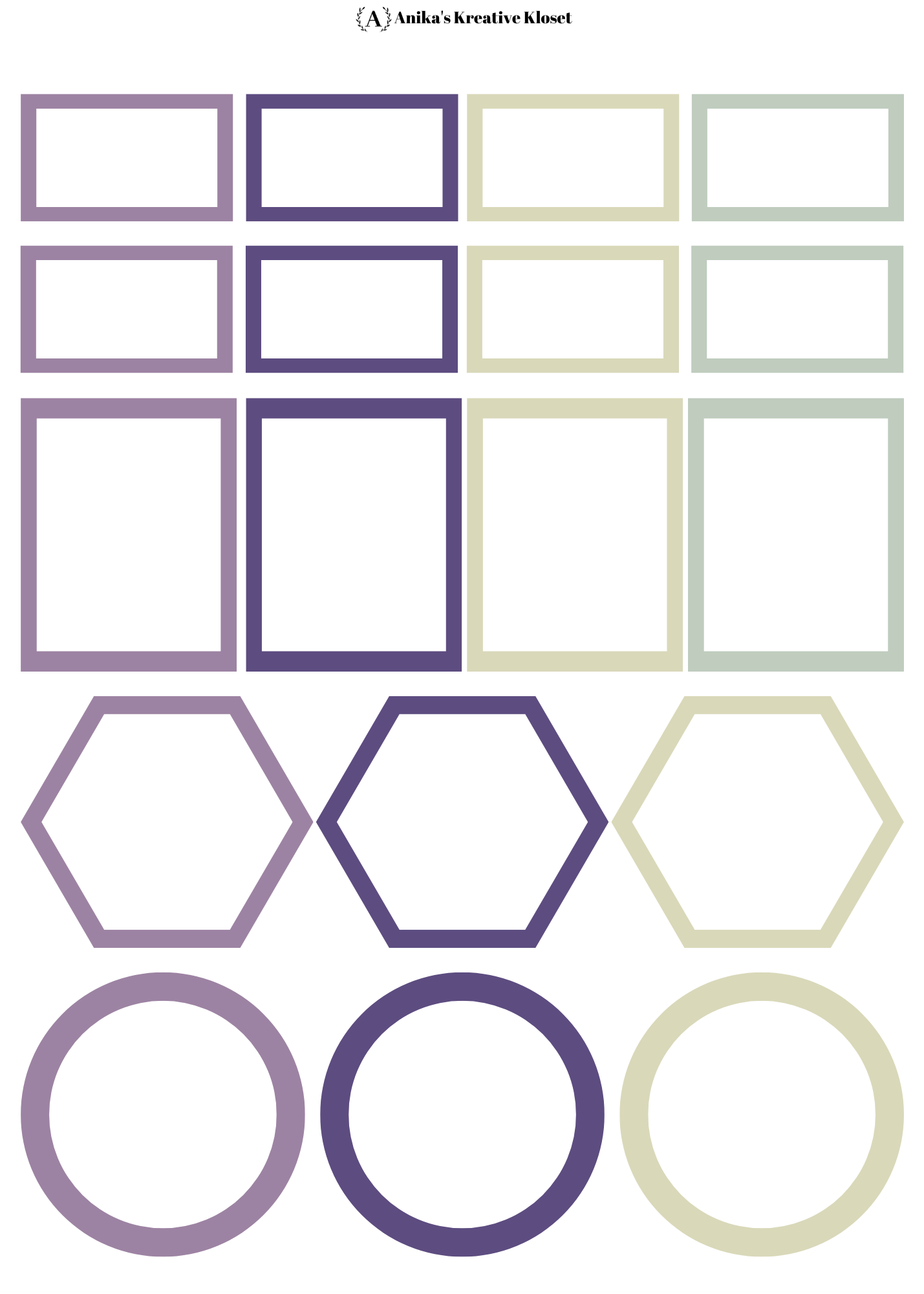 June Monthly Sticker Kit
