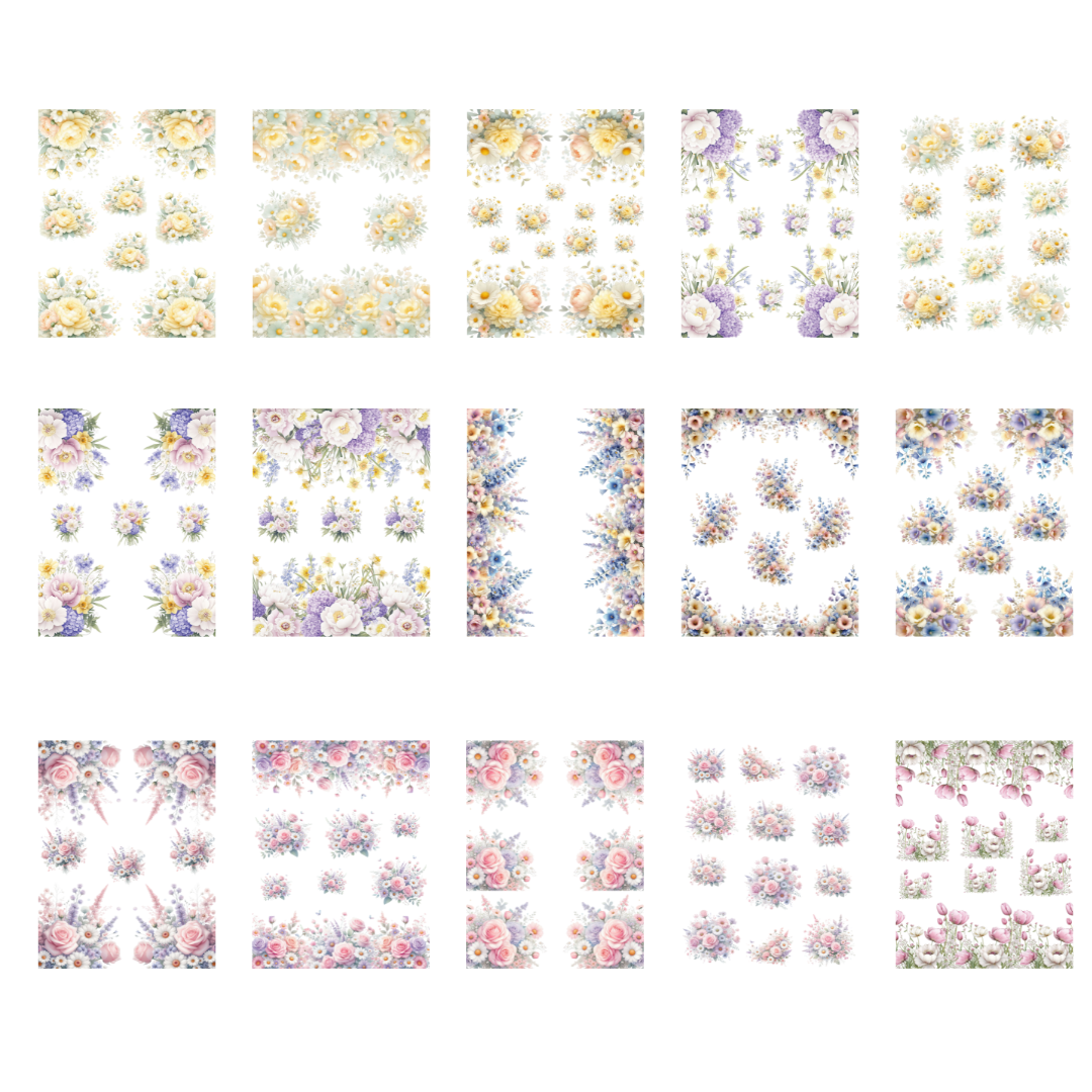 Shades of Spring Florals