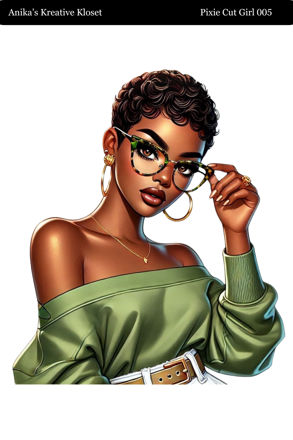 Pixie Cut Girl 001-012