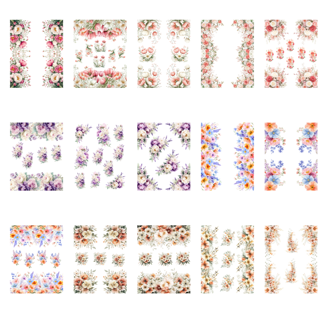 Shades of Spring Florals