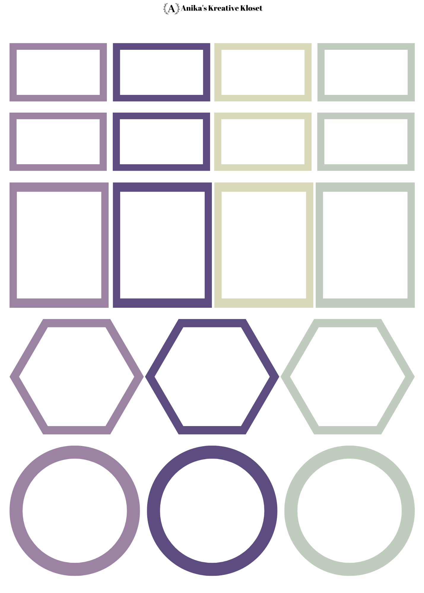 June Monthly Sticker Kit