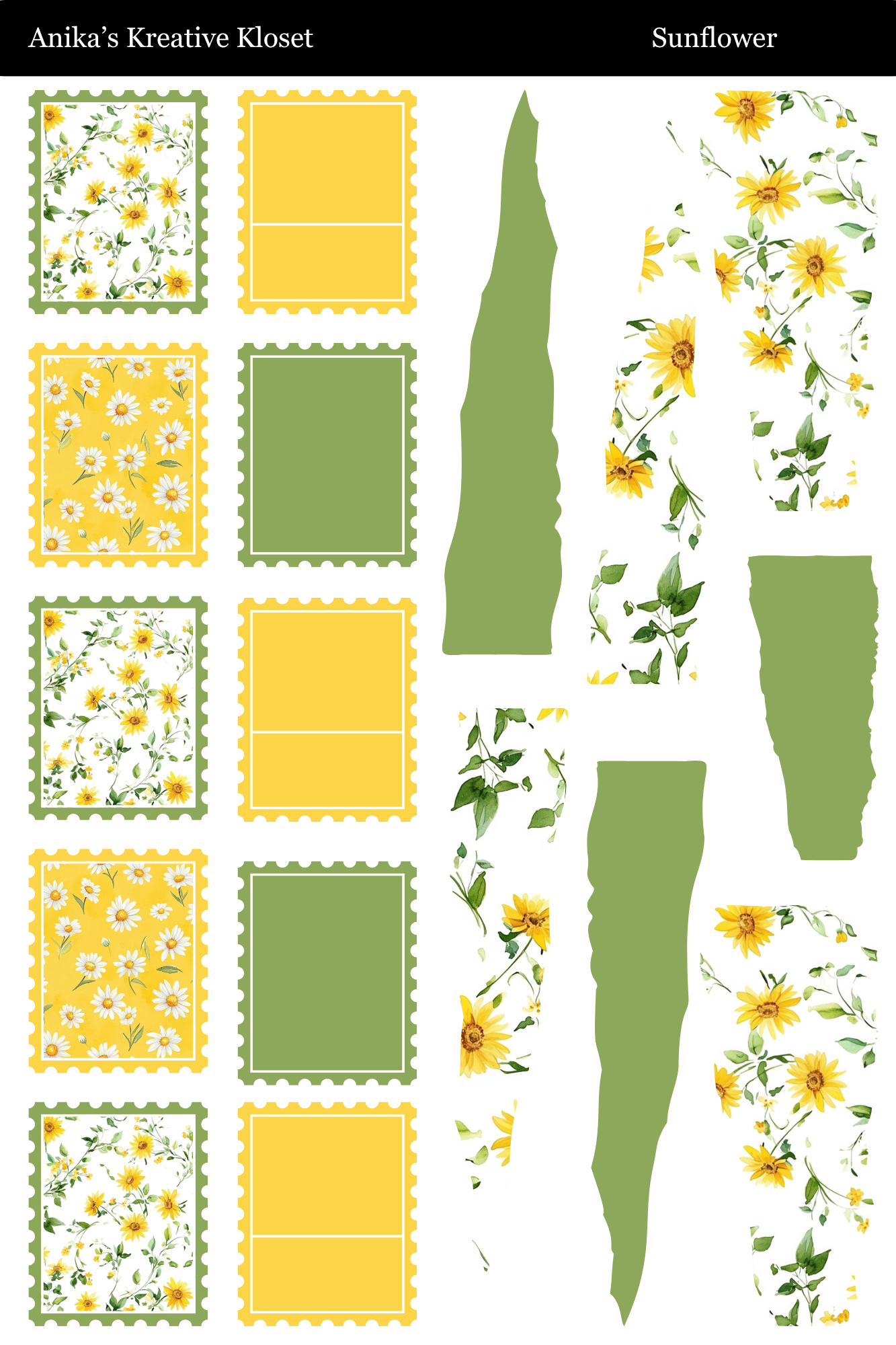 Sunflower Journaling Kit