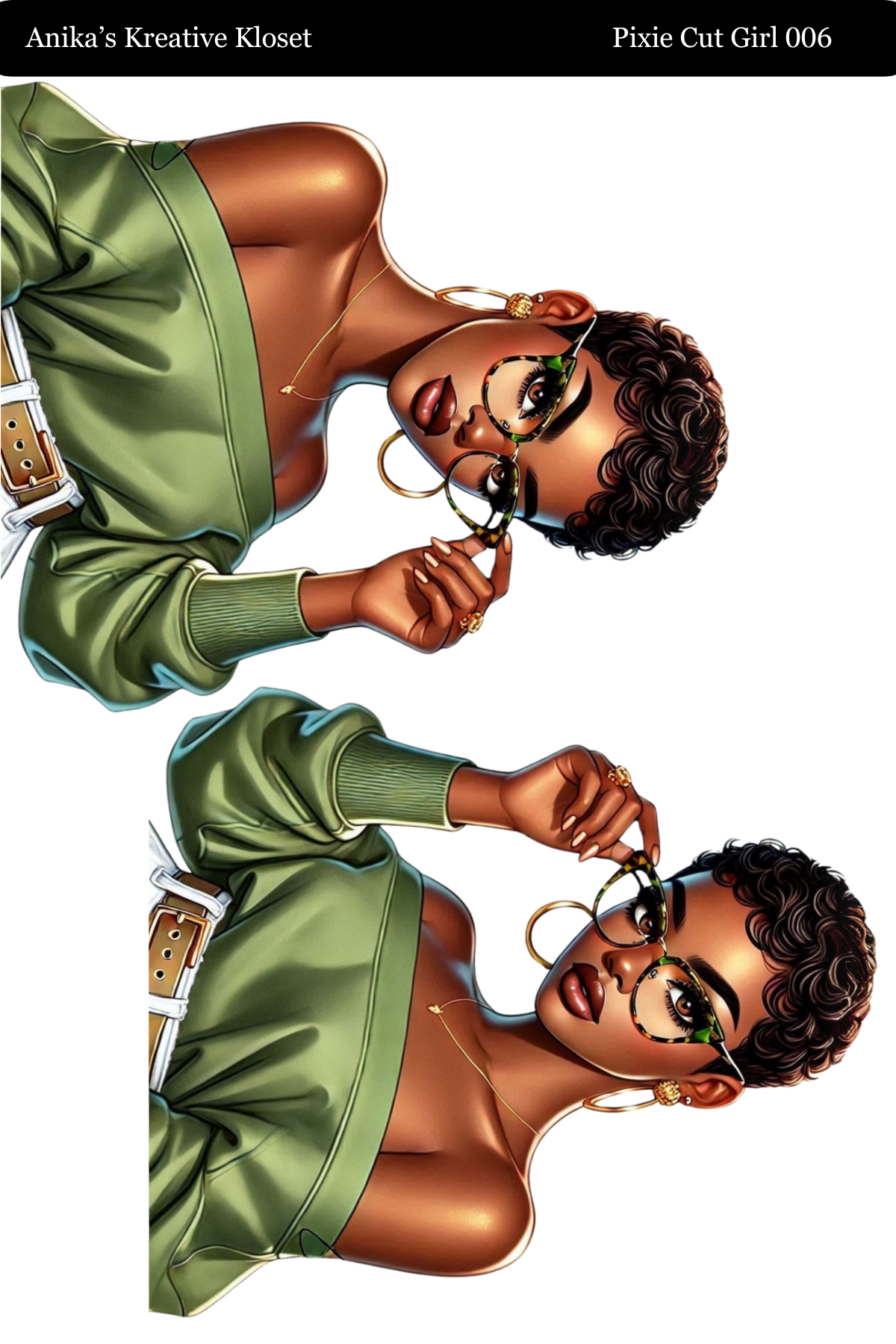 Pixie Cut Girl 001-012