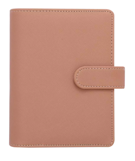 A6 Small Saffiano Leather Budget Binder